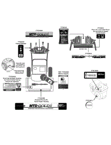 Label Map 31Ah55lh704 parts for Mtd Gold Snow Thrower 31AH55LH704 / 2013 from AppliancePartsPros.com