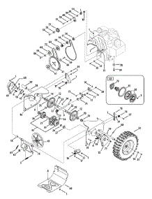Drive System parts for Mtd Gold Snow Thrower 31AH5ZLH704 / 2008 from AppliancePartsPros.com