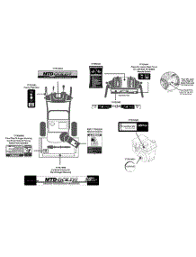 Label Map 31Ah65lg704 parts for Mtd Gold Snow Thrower 31AH65LG704 / 2013 from AppliancePartsPros.com