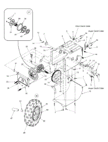 Frame parts for Mtd Gold Snow Thrower 31AH660G300 / 2004 from AppliancePartsPros.com