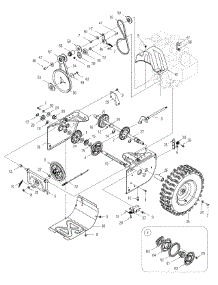 Drive A6l parts for Mtd Gold Snow Thrower 31AH6LKH722 / 2005 from AppliancePartsPros.com