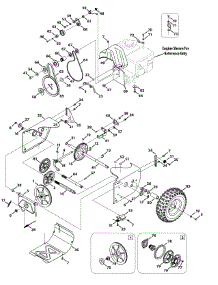 Drive System parts for Mtd Gold Snow Thrower 31AM63KE704 / 2011 from AppliancePartsPros.com