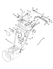 Handle Panel Style K & L parts for Mtd Gold Snow Thrower 31AM63KE704 / 2012 from AppliancePartsPros.com