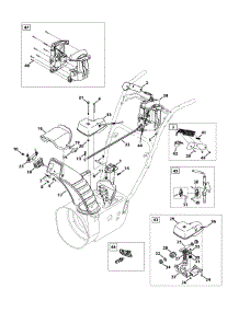 Extended Chute 2 & 4-Way parts for Mtd Gold Snow Thrower 31AM63KE704 / 2013 from AppliancePartsPros.com