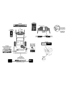 Label Map 31Am63ke704 parts for Mtd Gold Snow Thrower 31AM63KE704 / 2013 from AppliancePartsPros.com