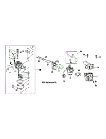 270-Ju-12 Carburetor parts for Mtd Gold Snow Thrower 31AS2T5E704 / 2013 from AppliancePartsPros.com
