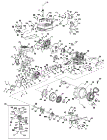 Engine Assembly 370-Sub parts for Mtd Gold Snow Thrower 31BM63LF704 / 2009 from AppliancePartsPros.com