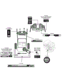 Label Map 31Bm63lf704 parts for Mtd Gold Snow Thrower 31BM63LF704 / 2009 from AppliancePartsPros.com