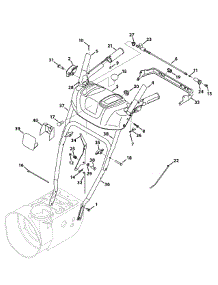Panel Style K & L parts for Mtd Gold Snow Thrower 31BM63LF704 / 2009 from AppliancePartsPros.com