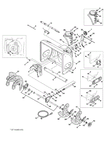 Auger & Auger Housing parts for Mtd Gold Snow Thrower 31BM63LF704 / 2011 from AppliancePartsPros.com
