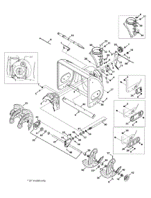 Auger & Housing parts for Mtd Gold Snow Thrower 31BM63LF704 / 2013 from AppliancePartsPros.com