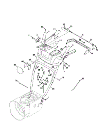 Handle Panel - K & L-Style parts for Mtd Gold Snow Thrower 31BM63LF704 / 2013 from AppliancePartsPros.com