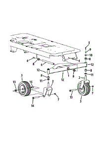 Front Axle 42-Inch Decks parts for Mtd Gold Z-Series 17AF2ACS004 / 2012 from AppliancePartsPros.com