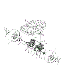 Rear Drive & Wheels parts for Mtd Gold Z-Series 17AD2ACP004 / 2008 from AppliancePartsPros.com