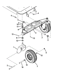 Front Axle, 50-Inch Deck parts for Mtd Gold Z-Series 17AF2ACP004 / 2010 from AppliancePartsPros.com