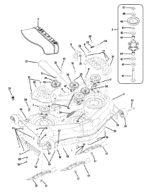 Mower Deck 50-Inch parts for Mtd Gold Z-Series 17AF2ACP004 / 2012 from AppliancePartsPros.com