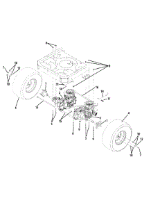 Rear Drive & Wheels 42 & 50-Inch Decks parts for Mtd Gold Z-Series 17AF2ACP004 / 2012 from AppliancePartsPros.com