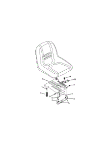 Seat Adjustment parts for Mtd Gold Z-Series 17AF2ACK004 / 2011 from AppliancePartsPros.com