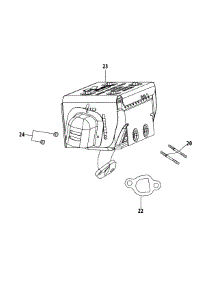 161-Jwa-12 Muffler parts for Mtd Engine 161-JWA-12 from AppliancePartsPros.com