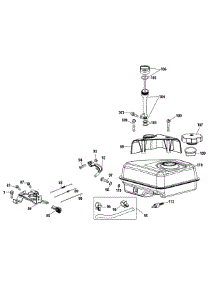 170-C0a-11 Fuel Tank & Mounting parts for Mtd Engine 170-C0A-11 from AppliancePartsPros.com