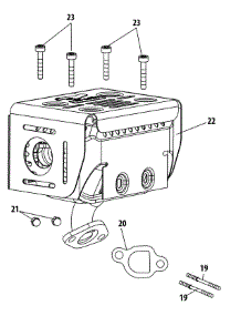 170-C0a-11 Muffler parts for Mtd Engine 170-C0A-11 from AppliancePartsPros.com