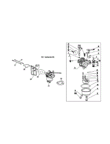 170-Cu Carburetor parts for Mtd Engine 170-CU from AppliancePartsPros.com
