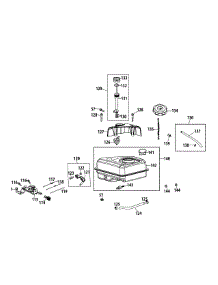 170-Pu Fuel Tank & Mounting parts for Mtd Engine 170-PU from AppliancePartsPros.com