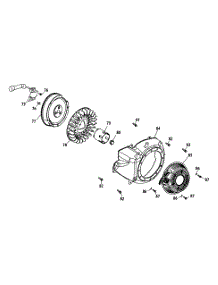 178-Lu Flywheel & Blower Housing parts for Mtd Engine 178-LU from AppliancePartsPros.com