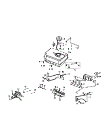 178-Lu Fuel Tank & Mounting parts for Mtd Engine 178-LU from AppliancePartsPros.com