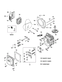 1P65n0a Cylinder Head parts for Mtd Engine 1P65N0A from AppliancePartsPros.com