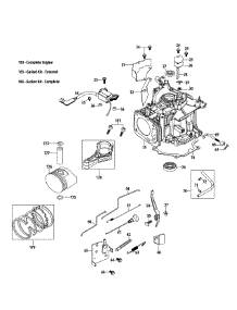 1P65tga Crankcase parts for Mtd Engine 1P65TGA from AppliancePartsPros.com
