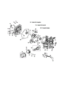 270-Vu Crankcase parts for Mtd Engine 270-VU from AppliancePartsPros.com