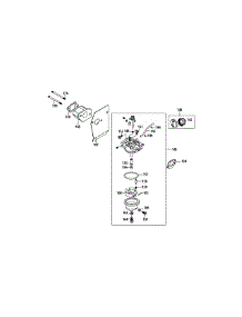 2P70m0c Carburetor Assembly parts for Mtd Engine 2P70M0C from AppliancePartsPros.com