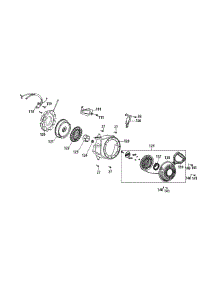 370-Qu Flywheel & Blower Housing parts for Mtd Engine 370-QU from AppliancePartsPros.com