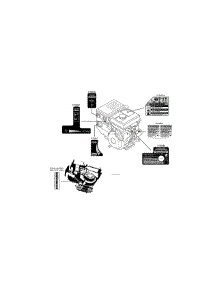 478-Sua Label Map parts for Mtd Engine 478-SUA from AppliancePartsPros.com