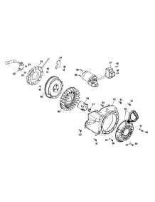 478-Sua Starting System & Blower Housing parts for Mtd Engine 478-SUA from AppliancePartsPros.com
