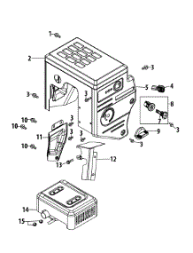 478-Sub Muffler & Controls parts for Mtd Engine 478-SUB from AppliancePartsPros.com