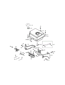 490-Su-10 Fuel Tank & Mounting parts for Mtd Engine 490-SU / 2010 from AppliancePartsPros.com
