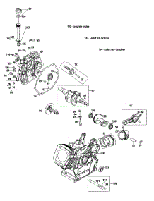 490-Wu Crankcase parts for Mtd Engine 490-WU from AppliancePartsPros.com