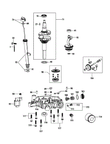 4P90jha Crankshaft & Crankcase Cover parts for Mtd Engine 4P90JHA from AppliancePartsPros.com