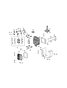 4P90jt Cylinder Head parts for Mtd Engine 4P90JT from AppliancePartsPros.com
