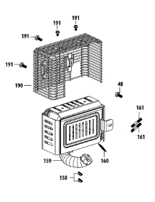 4P90jua Muffler Assembly parts for Mtd Engine 4P90JUA from AppliancePartsPros.com