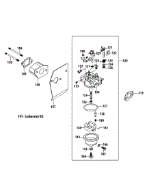 5P65m0c Carburetor parts for Mtd Engine 5P65M0C from AppliancePartsPros.com