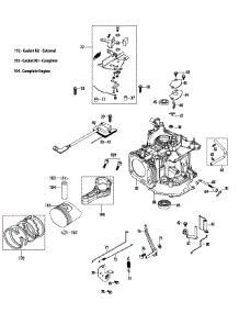 5P65m0c Crankcase parts for Mtd Engine 5P65M0C from AppliancePartsPros.com