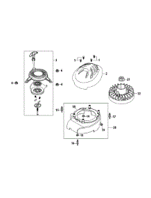 5P65mu Flywheel & Shroud parts for Mtd Engine 5P65MU from AppliancePartsPros.com