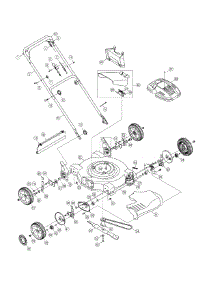 General Assembly parts for Mtd Pro Self-Propelled Walk-Behind Mower 12A-26MB095 / 2007 from AppliancePartsPros.com