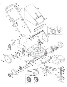 General Assembly parts for Mtd Pro Self-Propelled Walk-Behind Mower 12A-569Q795 / 2008 from AppliancePartsPros.com
