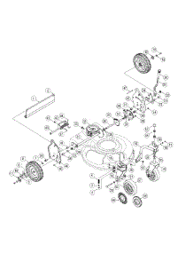 Drive & Tires parts for Mtd Pro Self-Propelled Walk-Behind Mower 12A-989Q795 / 2007 from AppliancePartsPros.com