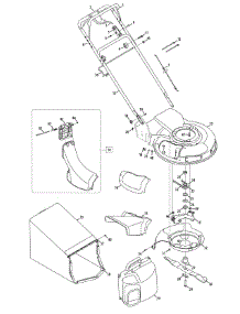 General Assembly parts for Mtd Pro Self-Propelled Walk-Behind Mower 12A-989Q795 / 2008 from AppliancePartsPros.com