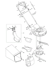 General Assembly parts for Mtd Pro Self-Propelled Walk-Behind Mower 12A-98K3095 / 2009 from AppliancePartsPros.com
